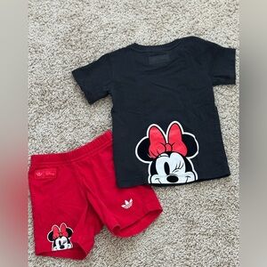 Adidas Disney Minnie Mouse Kids Set - Black and Red